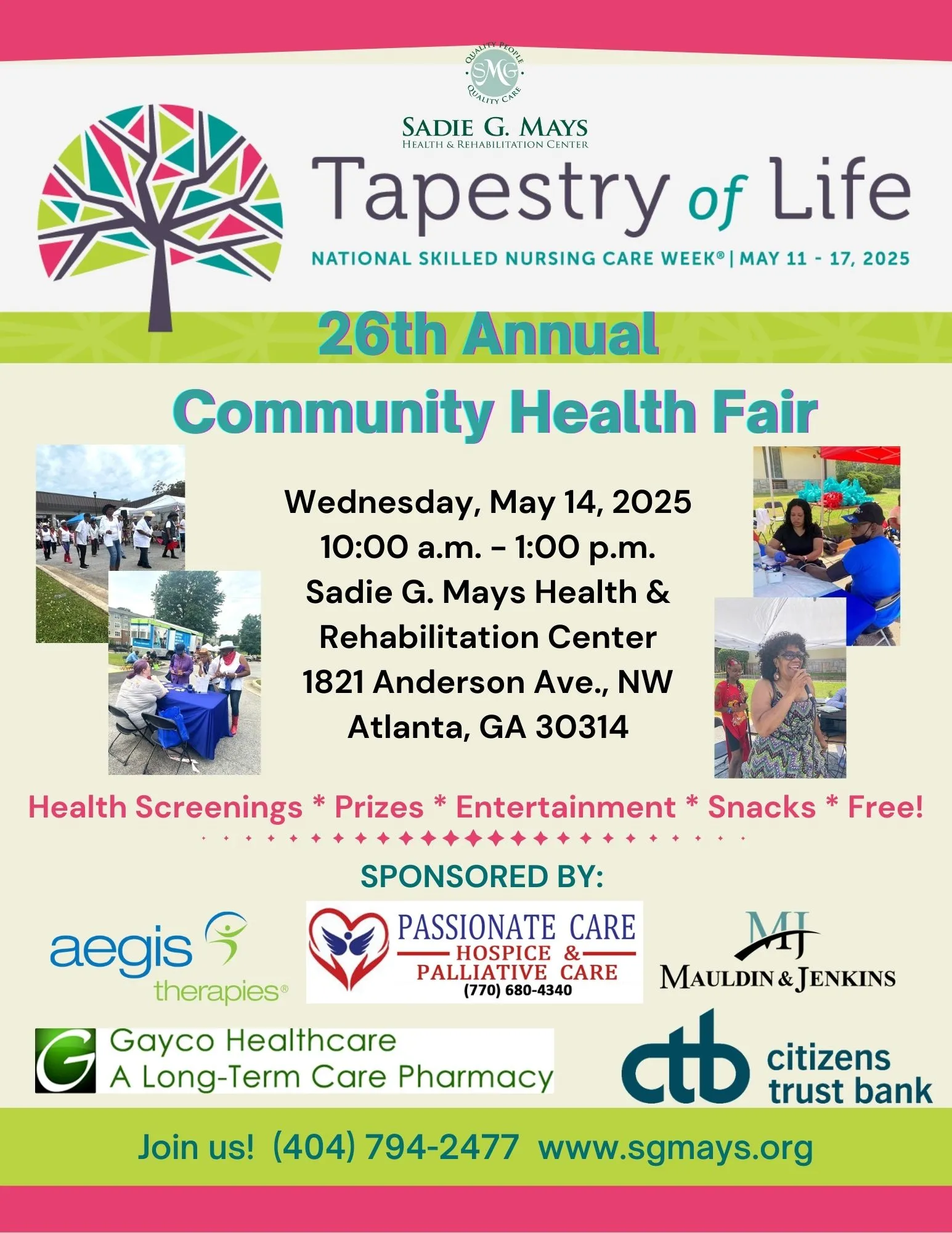Tapestry Of Life Flyer 5 1 2025