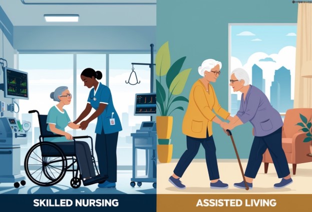 What's the Difference Between Skilled Nursing and Assisted Living?