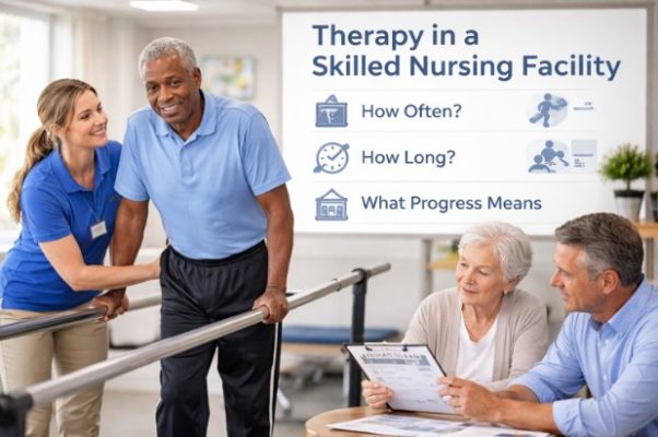 Therapy In A Skilled Nursing Facility: How Often, How Long, And What “Progress” Means