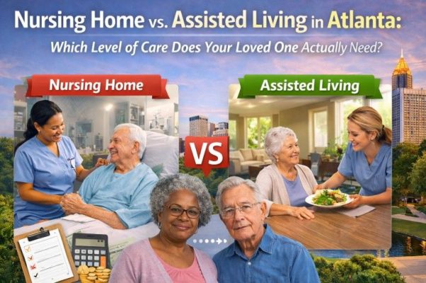 Nursing Home vs. Assisted Living in Atlanta: Which Level of Care Does Your Loved One Actually Need?