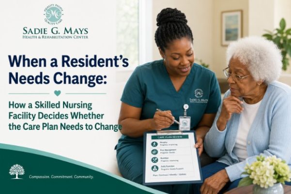 When a Resident’s Needs Change: How a Skilled Nursing Facility Decides Whether the Care Plan Needs to Change